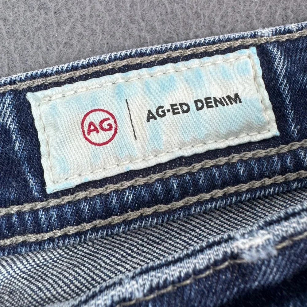 AG Adriano Goldschmied Tellis Jeans Mens 35x33 Indigo Blue Modern Slim Stretch